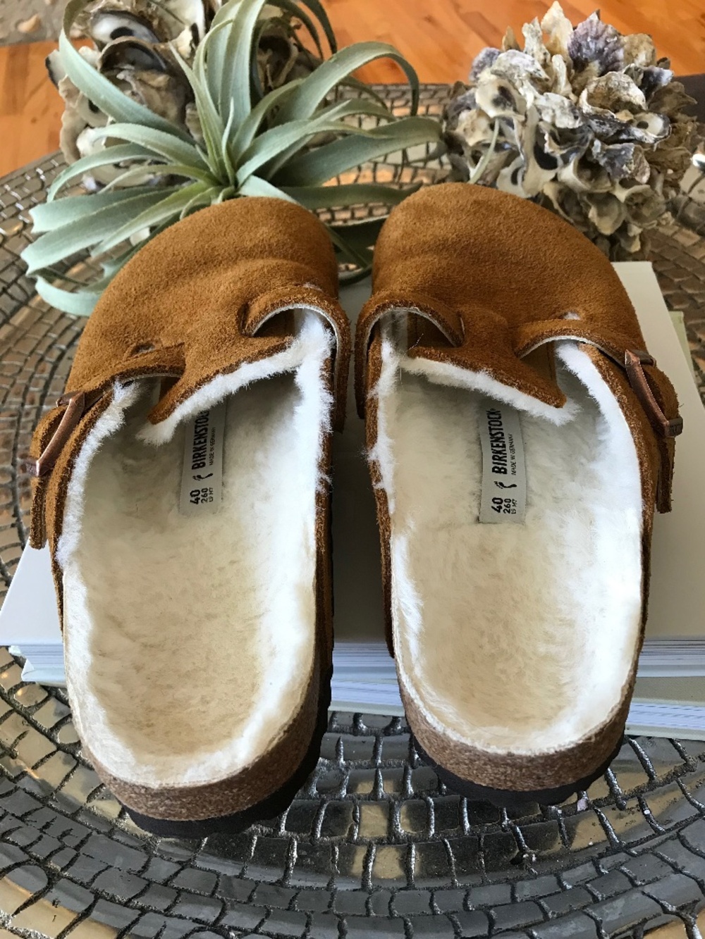 BOHO-CHIC 🔥BIRKENSTOCK BOSTON SUEDE SHERLING COMFY CLOG - Picture 8 of 13